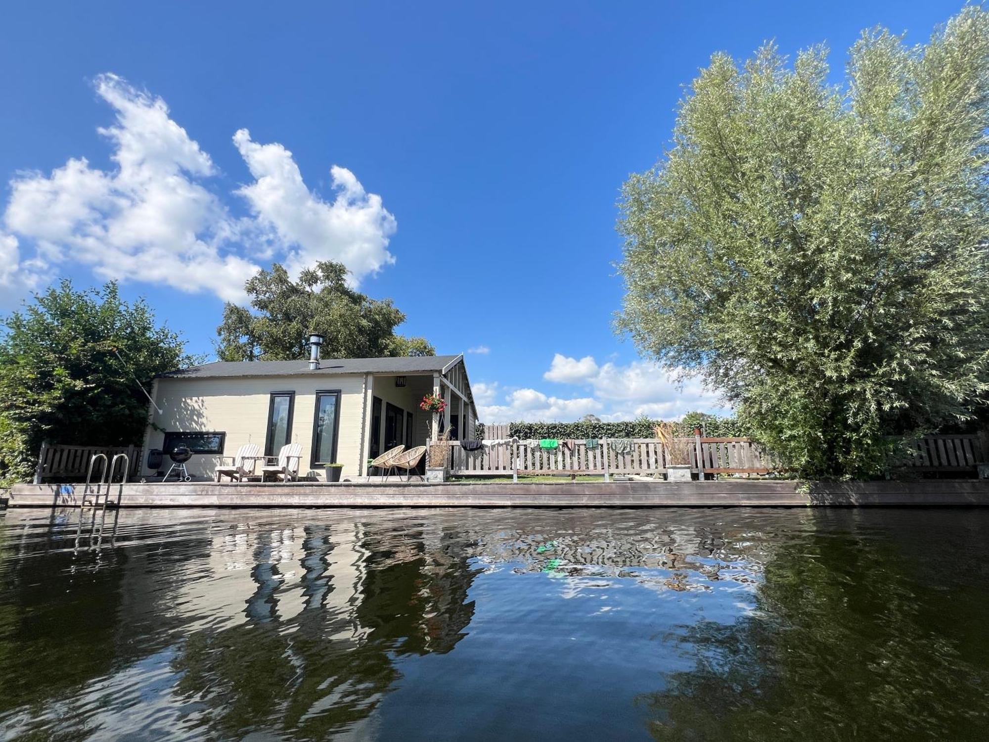 New - Private Cabin - On A Lake Near Amsterdam Винкевеен Екстериор снимка